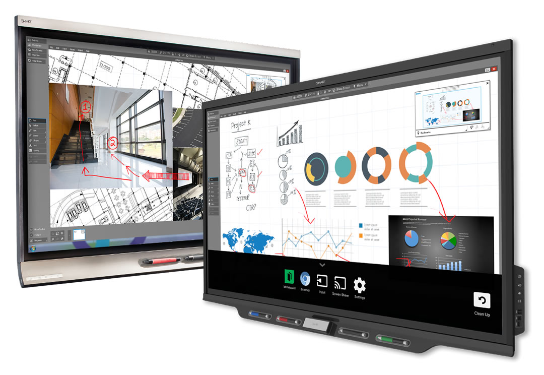 SMART Technologies представила новые интерактивные дисплеи SMART Board Pro и SMART Board Mx