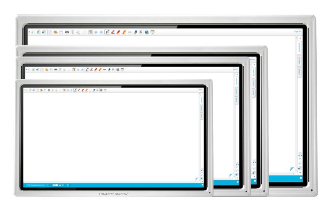 TRIUMPH BOARD представила новую серию интерактивных плоских 55”, 65” и 70” дисплеев